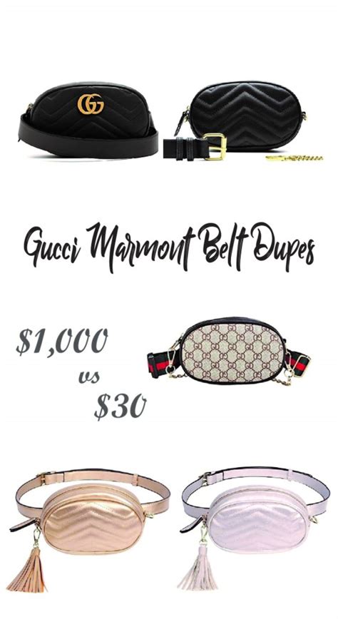 gucci belt bag dupe|gucci belt second copy.